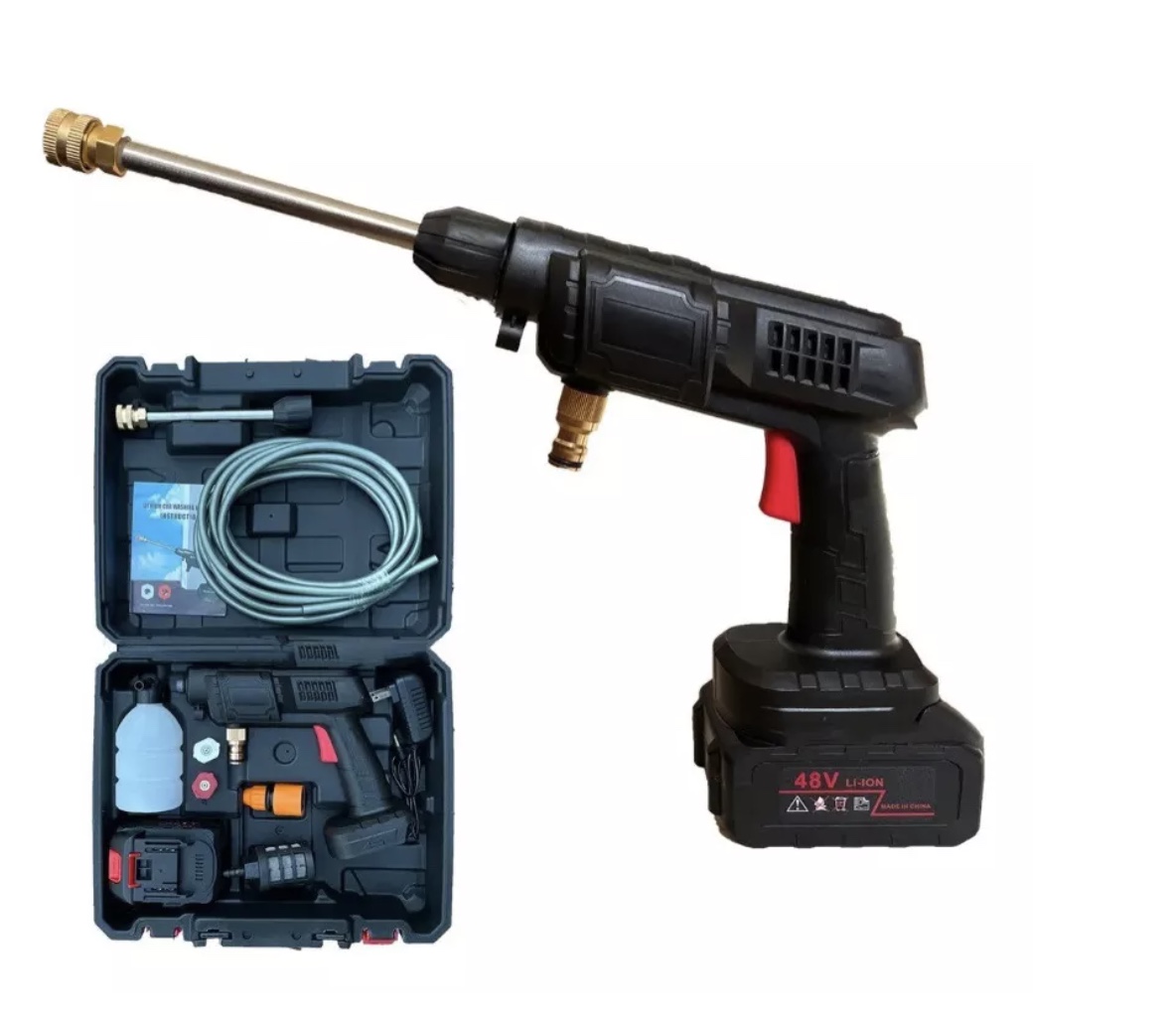 Hidrolavadora Inalambrica Portátil 2bat